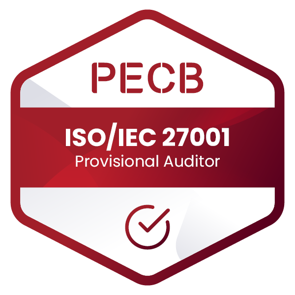 ISO/IEC 27001 Provisional Auditor Badge
